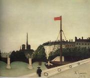 Henri Rousseau Notre-Dame Seen from Port Henri-IV painting